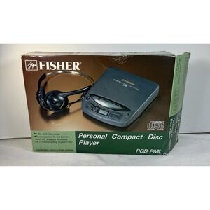 VTG 1995 Fisher CD Player Marlboro Promo Model PCD PML - Battery/AC Adaptor -NIB
